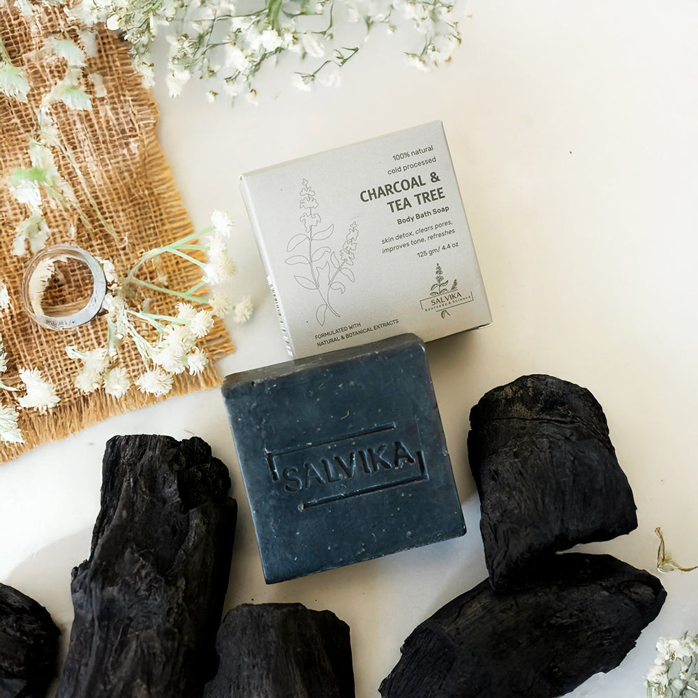 Cold Processed Detox Charcoal & Tea Tree Soap – 125g