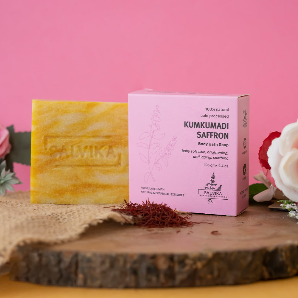 Cold Processed Kumkumadi Saffron Soap – 125g