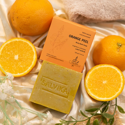 Cold Processed Exfoliating Orange Peel Soap – 125g