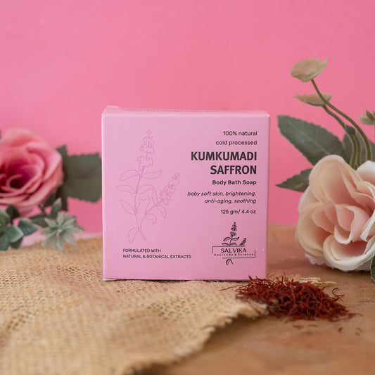 Cold Processed Kumkumadi Saffron Soap – 125g