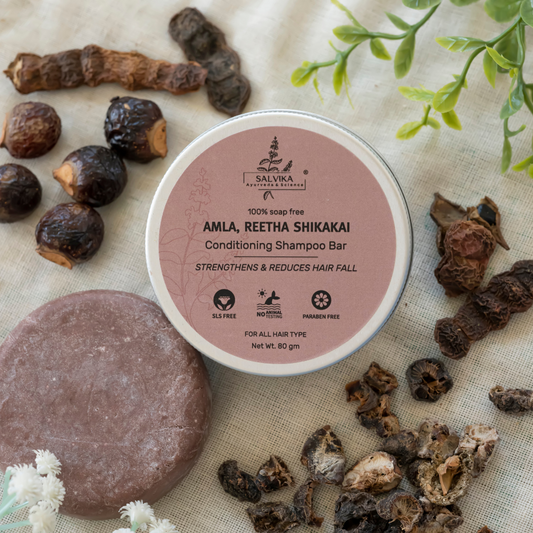 Amla, Reetha & Shikakai Shampoo Bar – 80g | Hair Strengthening Cleanse