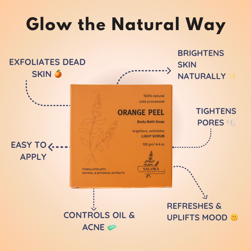 Cold Processed Exfoliating Orange Peel Soap – 125g